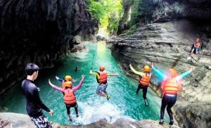 Canyoneering tour package in Badian Cebu